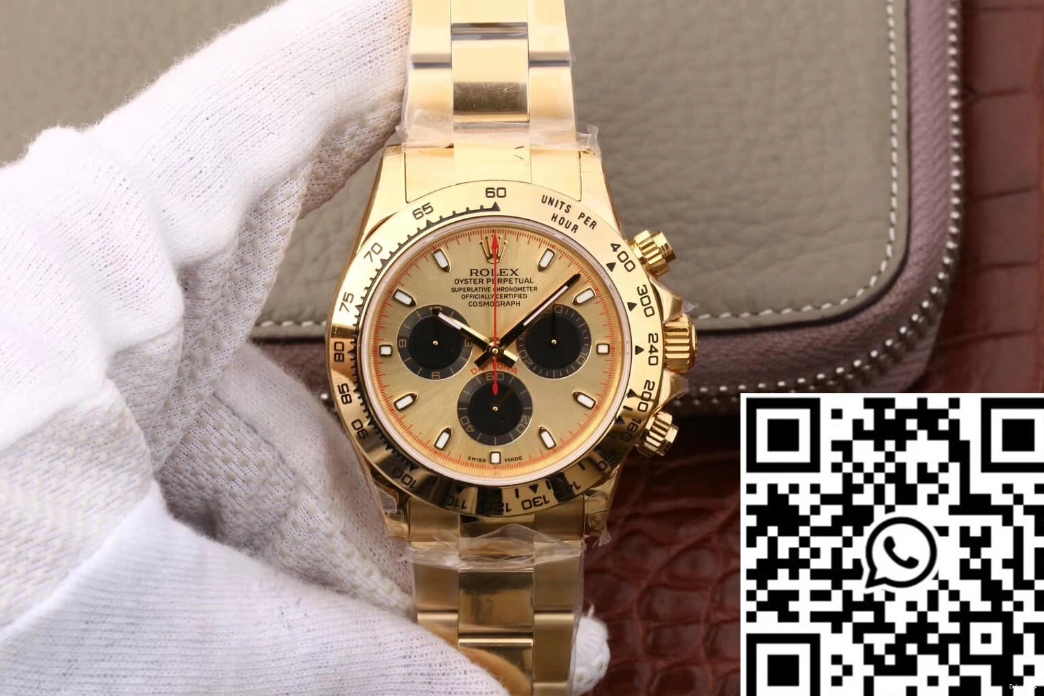 Daytona Yellow 116508 Gold Dial Factory Cosmograph JH Rolex 0304